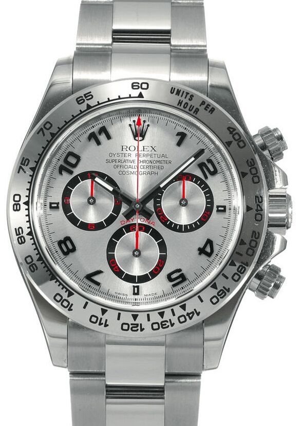 Rolex Cosmograph Daytona 40 mm 116509SLV White Gold Luminous