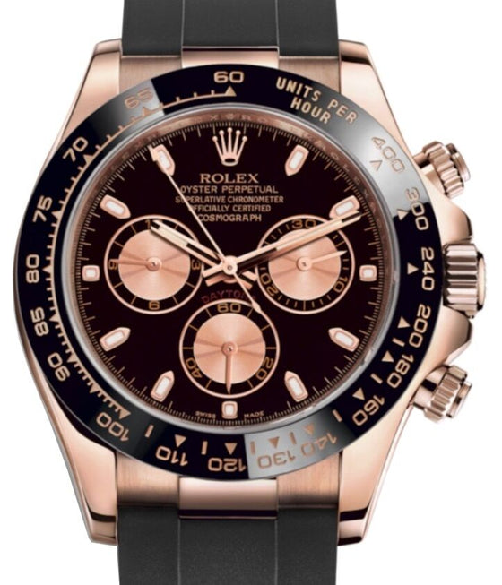 Rolex Cosmograph Daytona 40 mm 116515LNB Rose Gold Luminous