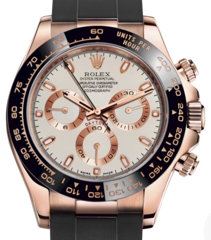 Rolex Cosmograph Daytona 40 mm 116515LNIVYSOF Rose Gold Luminous