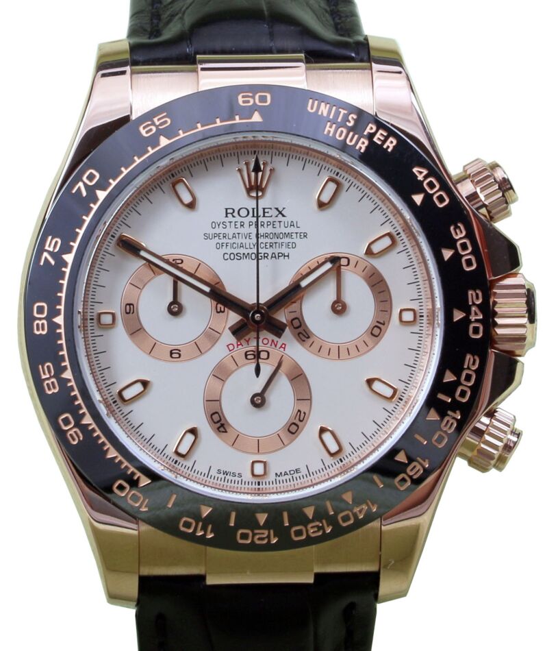 Rolex Cosmograph Daytona 40 mm 116515LNW Rose Gold Luminous