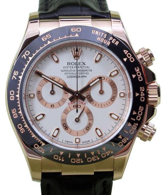 Rolex Cosmograph Daytona 40 mm 116515LNW Rose Gold Luminous