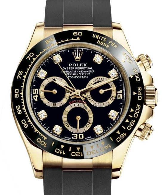 Rolex Cosmograph Daytona 40 mm 116518LNBDC Yellow Gold Luminous