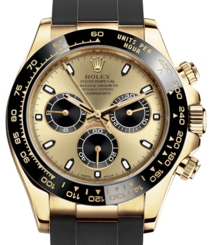 Rolex Cosmograph Daytona 40 mm 116518LNCBS Yellow Gold Luminous
