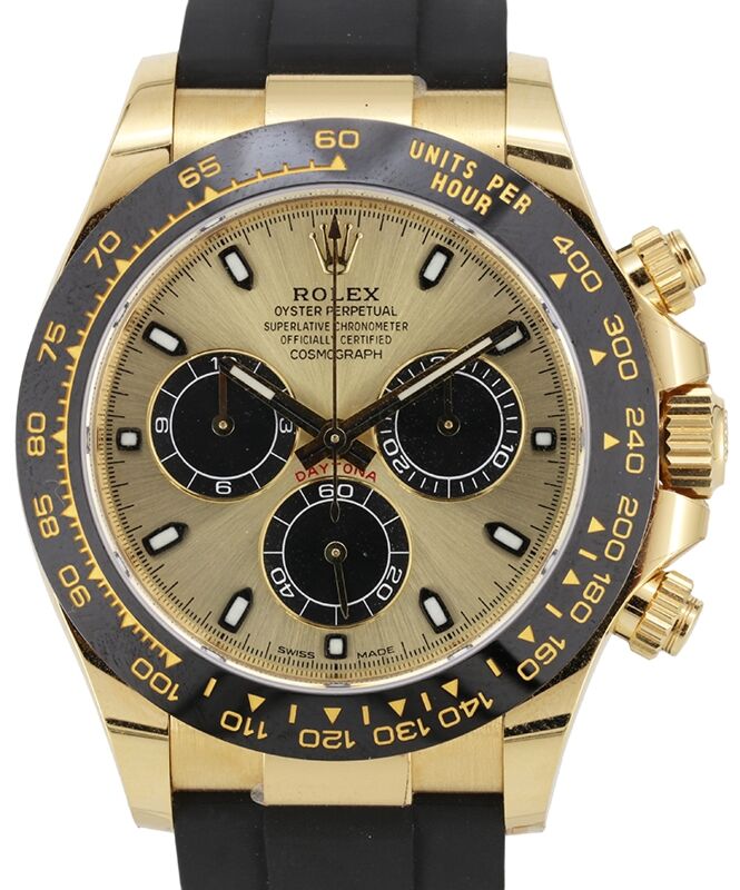 Rolex Cosmograph Daytona 40 mm 116518LNCB Yellow Gold Luminous