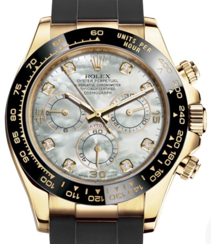 Rolex Cosmograph Daytona 40 mm 116518LNMOP Yellow Gold Luminous