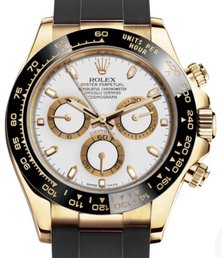 Rolex Cosmograph Daytona 40 mm 116518LNW Yellow Gold Luminous
