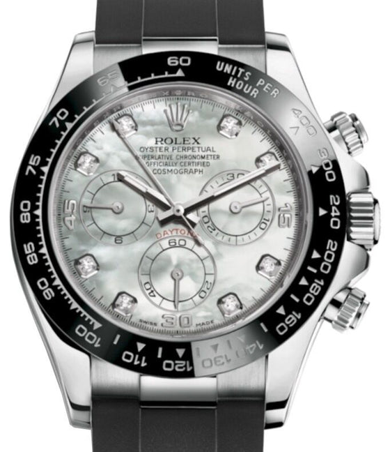 Rolex Cosmograph Daytona 40 mm 116519LNMD White Gold Luminous