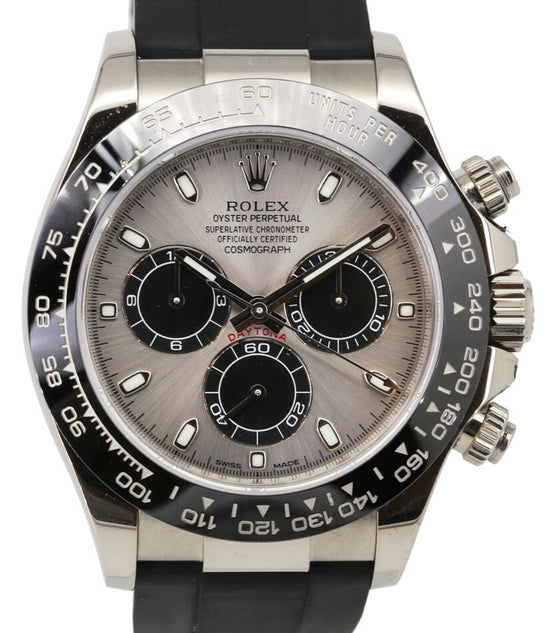 Rolex Cosmograph Daytona 40 mm 116519LNS1 White Gold Luminous