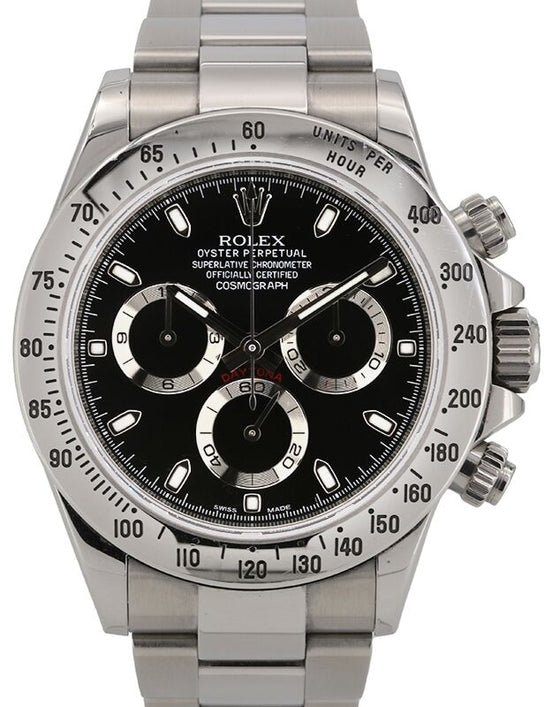 Rolex Cosmograph Daytona 40 mm 116520BLK Steel Luminous