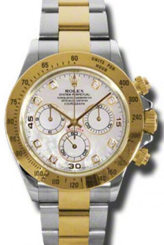 Rolex Cosmograph Daytona 40 mm 116523-MOPD bnib Steel/Yellow Gold Luminous