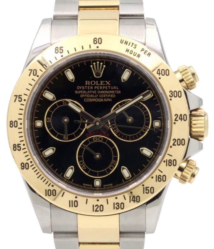 Rolex Cosmograph Daytona 40 mm 116523BLK2 Steel/Yellow Gold Luminous