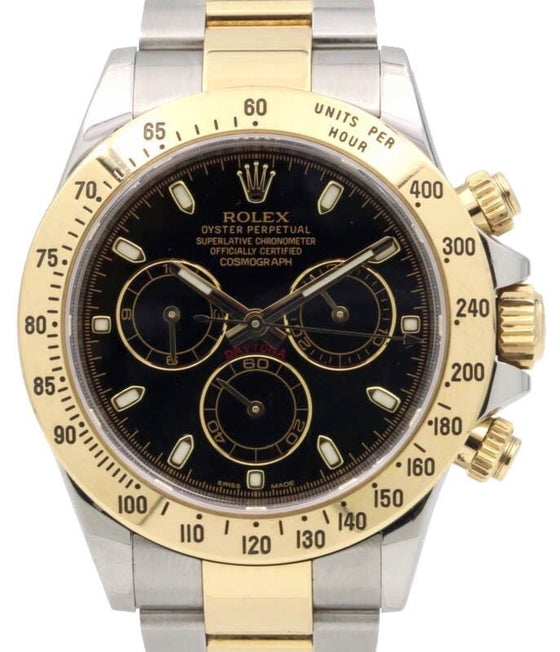 Rolex Cosmograph Daytona 40 mm 116523BLK2 Steel/Yellow Gold Luminous