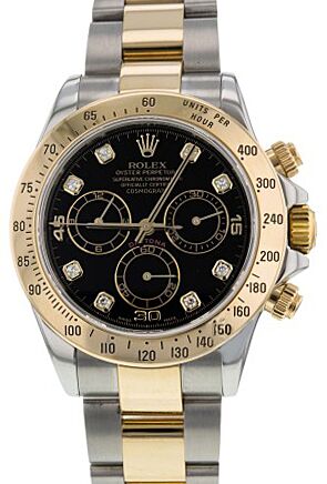 Rolex Cosmograph Daytona 40 mm 116523BLKD Steel/Yellow Gold Luminous