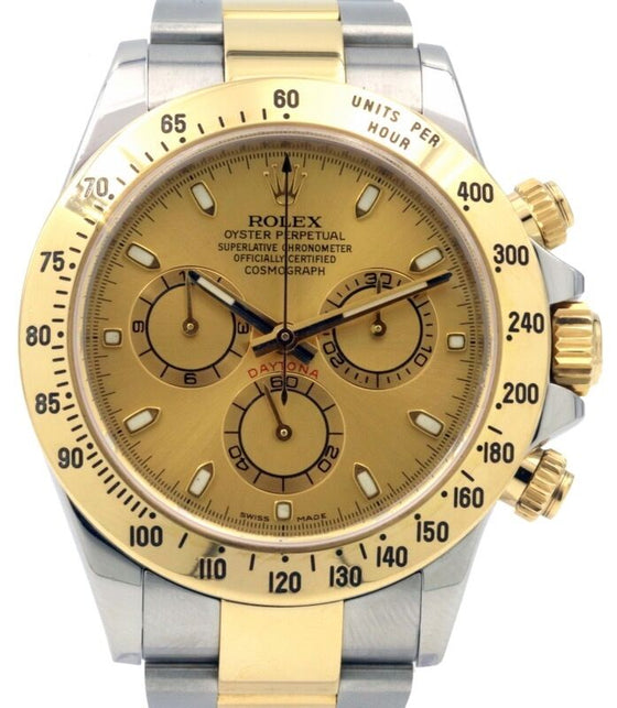 Rolex Cosmograph Daytona 40 mm 116523CSO1 Steel/Yellow Gold Luminous
