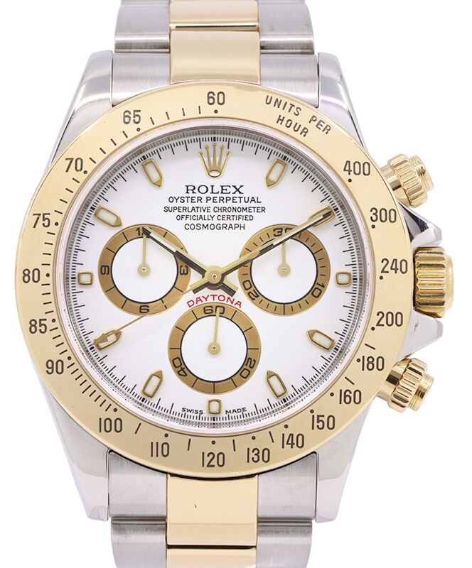 Rolex Cosmograph Daytona 40 mm 116523W1 Steel/Yellow Gold Luminous