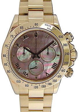 Rolex Cosmograph Daytona 40 mm 116528-DMOPR bnib Yellow Gold Luminous