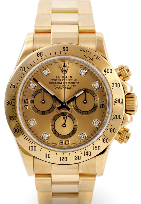 Rolex Cosmograph Daytona 40 mm 116528-GLDD bnib Yellow Gold Luminous