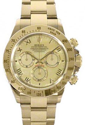 Rolex Cosmograph Daytona 40 mm 116528-YMOPR bnib Yellow Gold Luminous