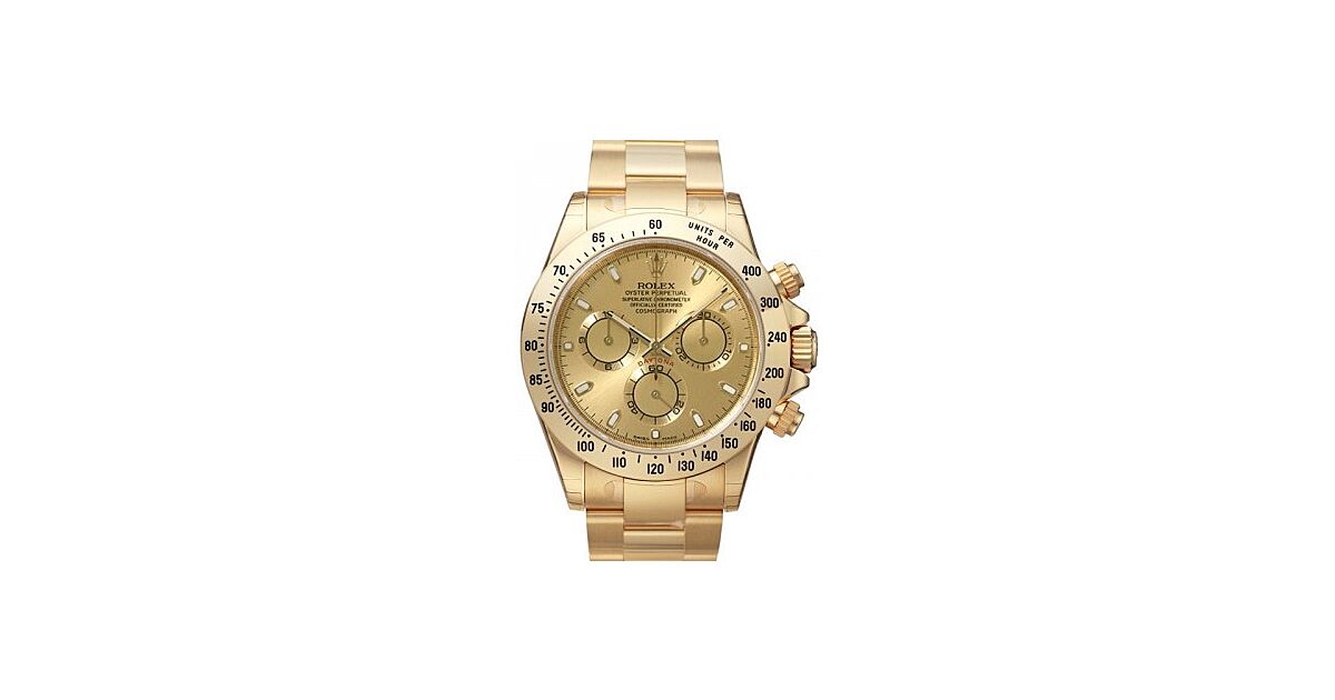 Rolex Cosmograph Daytona 116528 116528-GLDS Champagne Index 18k Yellow Gold