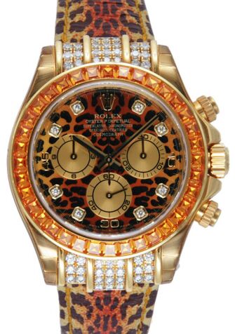 Rolex Cosmograph Daytona 40 mm 116598LPRD Yellow Gold/Diamonds Luminous