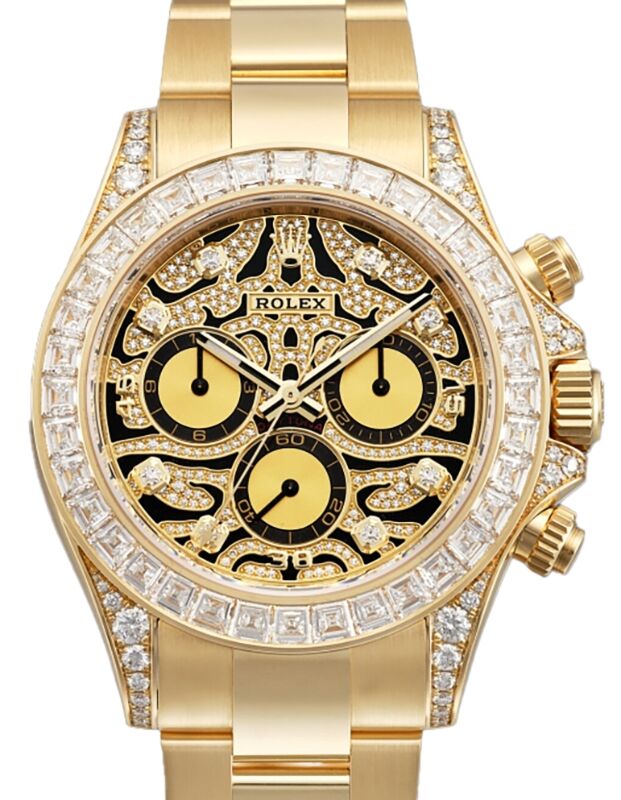Rolex Cosmograph Daytona 40 mm 116598TBRDDB Yellow Gold Luminous