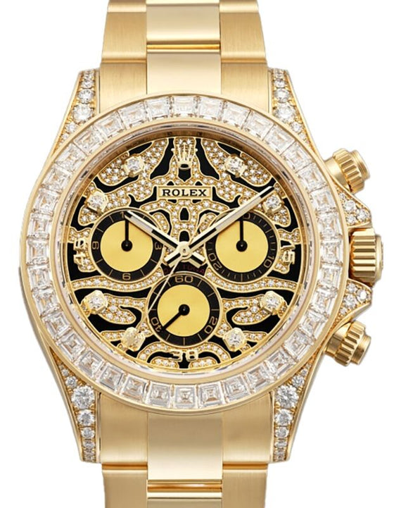 Rolex Cosmograph Daytona 40 mm 116598TBRDDB Yellow Gold Luminous