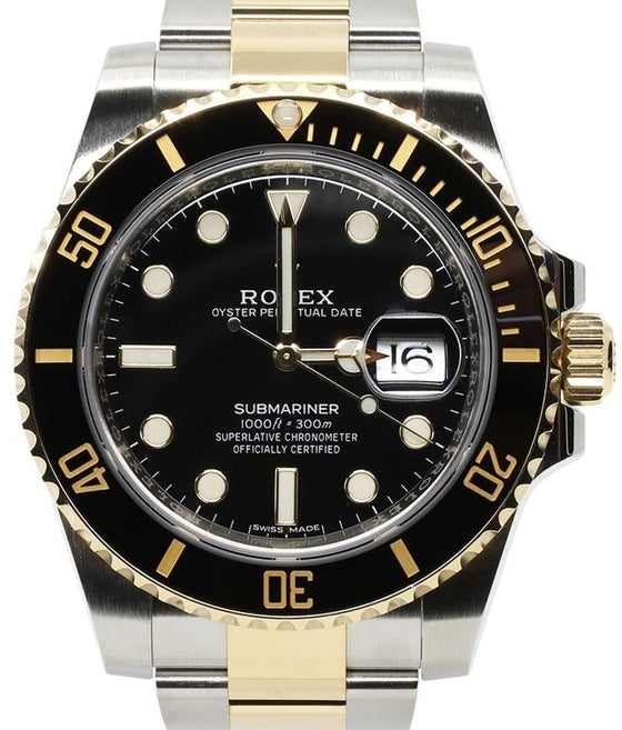 Rolex Submariner 40 mm 116613LN1 Steel/Yellow Gold Black