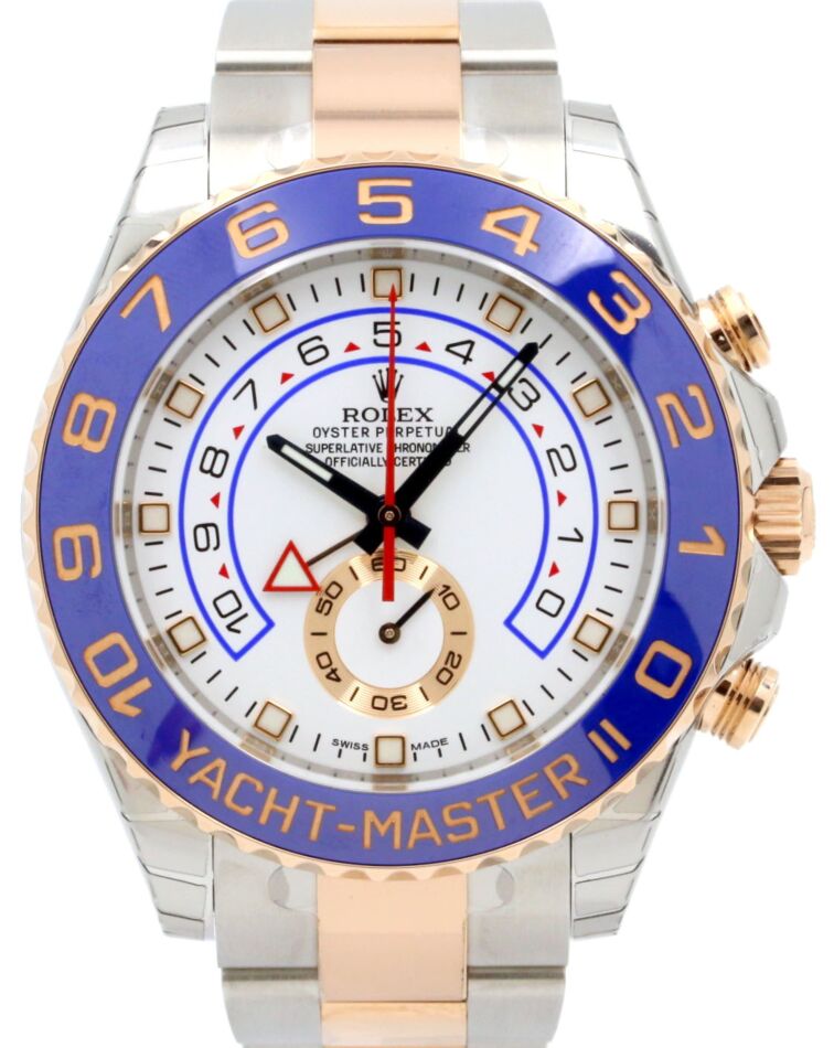 Rolex Yacht-Master II 44 mm 116681BH Steel/Rose Gold Luminous
