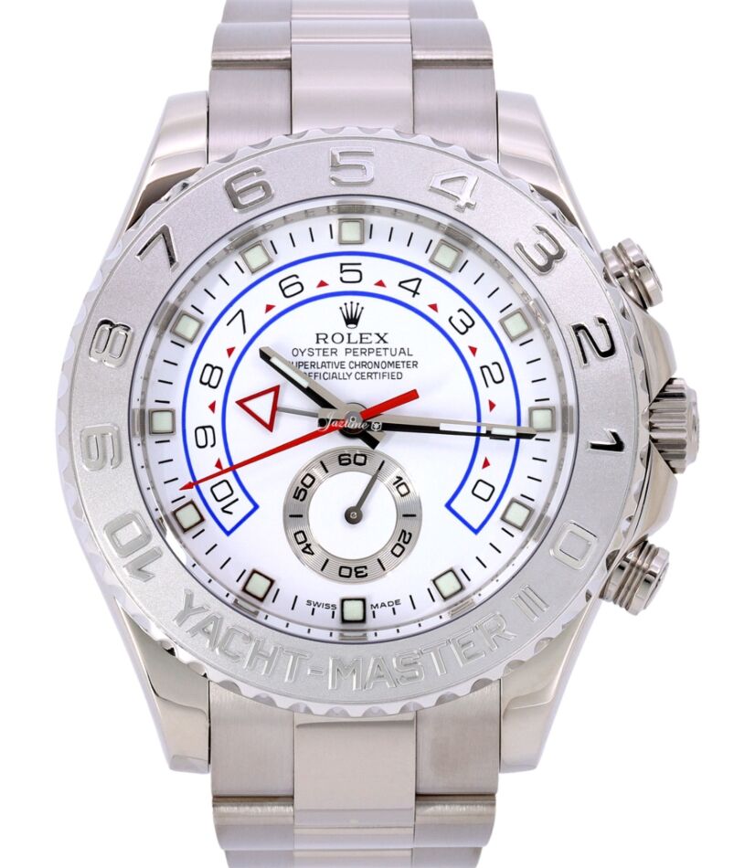 Rolex Yacht-Master II 44 mm 116689-1 White Gold/Platinum White Gold