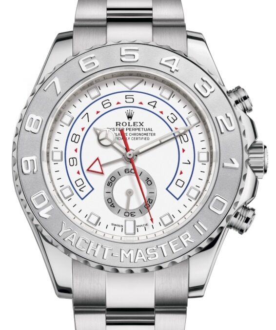 Rolex Yacht-Master II 44 mm 116689 White Gold/Platinum Luminous