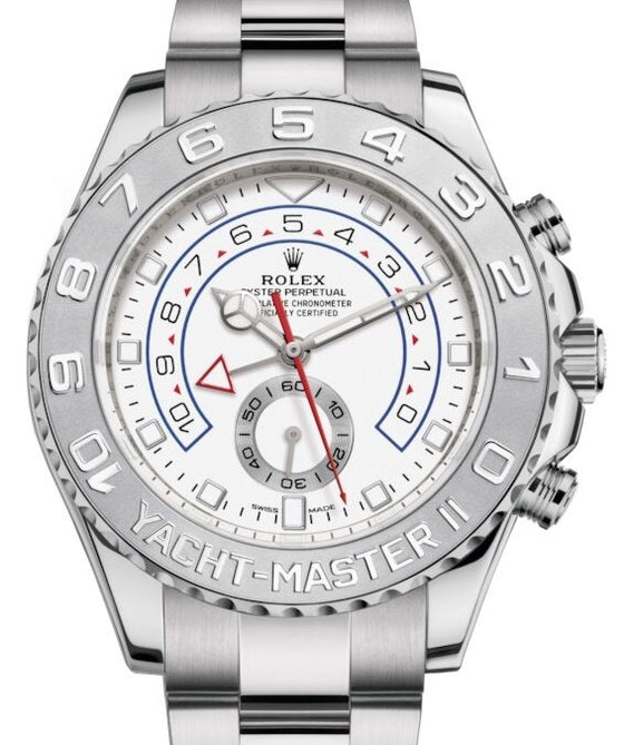 Rolex Yacht-Master II 44 mm 116689 White Gold/Platinum Luminous