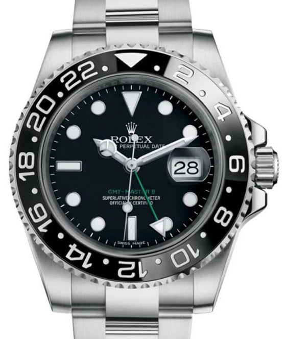 Rolex GMT Master II 40 mm 116710LN Steel Black