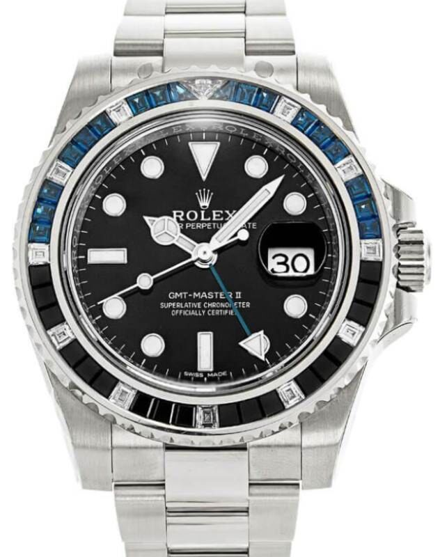 Rolex GMT-Master II 40 mm 116749SABLNR White Gold Black