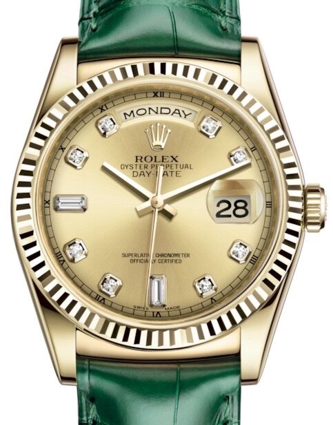 Rolex Day-Date 36 36 mm 118138CDGL Yellow Gold Champagne