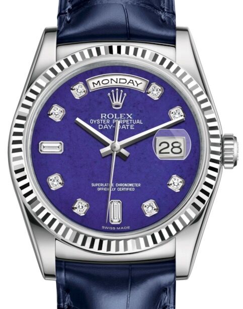 Rolex Day-Date 36 36 mm 118139BLDBL White Gold Blue