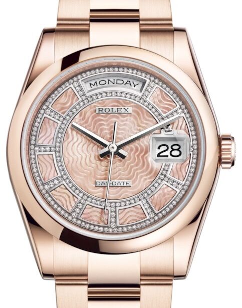 Rolex Day-Date 36 36 mm 118205CPMDO Rose Gold Pink