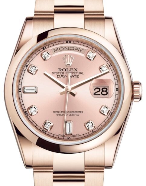 Rolex Day-Date 36 36 mm 118205PDO Rose Gold Pink