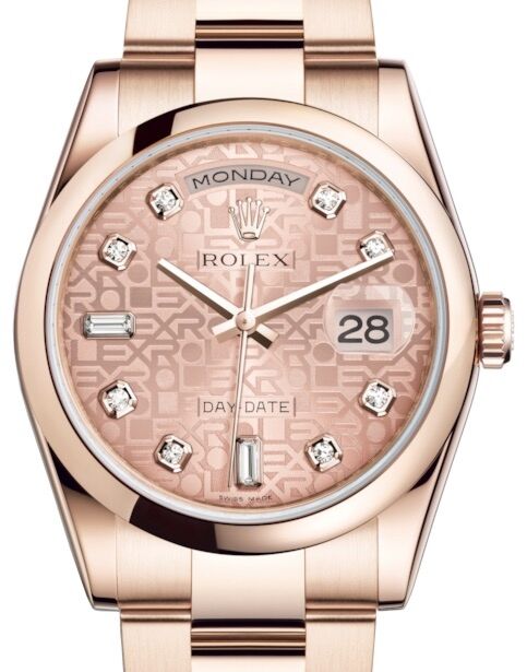 Rolex Day-Date 36 36 mm 118205PJDO Rose Gold Pink