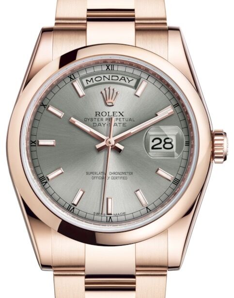 Rolex Day-Date 36 36 mm 118205RSO Rose Gold Rhodium