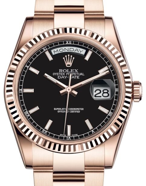 Rolex Day-Date 36 36 mm 118235BSO Rose Gold Black