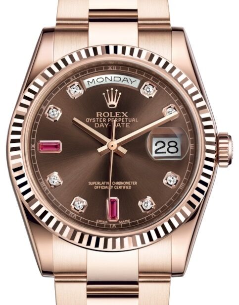 Rolex Day-Date 36 36 mm 118235CDRO Rose Gold Chocolate