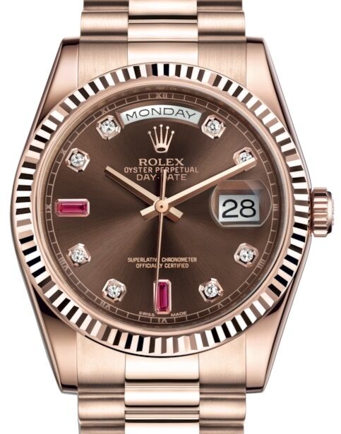 Rolex Day-Date 36 36 mm 118235CDRP Rose Gold Chocolate