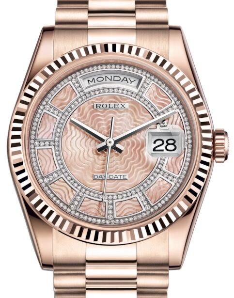Rolex Day-Date 36 36 mm 118235CPMDP Rose Gold Pink