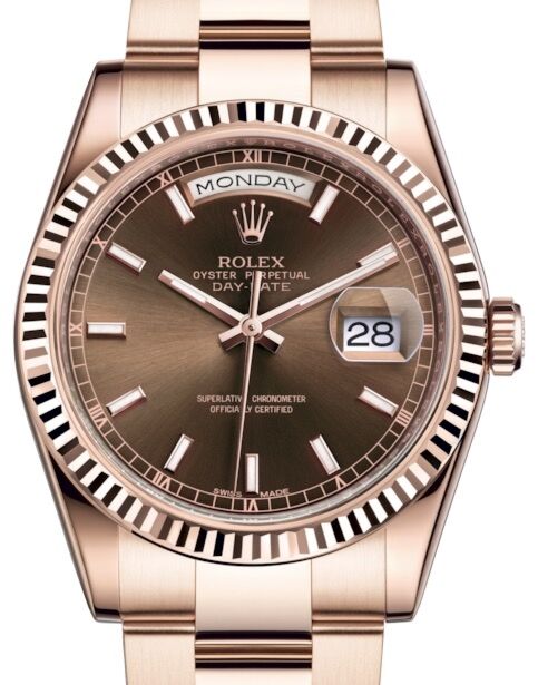 Rolex Day-Date 36 36 mm 118235CSO Rose Gold Chocolate