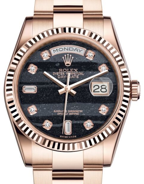Rolex Day-Date 36 36 mm 118235FDO Rose Gold Black