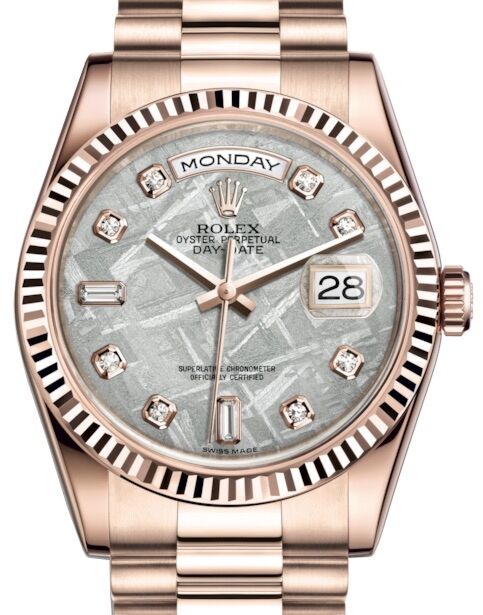 Rolex Day-Date 36 36 mm 118235MDP Rose Gold Meteorite