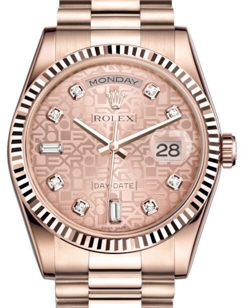 Rolex Day-Date 36 36 mm 118235PJDP Rose Gold Pink