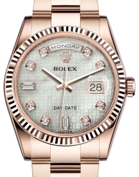 Rolex Day-Date 36 36 mm 118235WMODO Rose Gold White Mother of Pearl