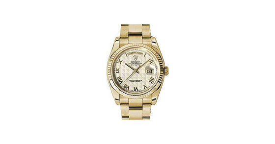 Rolex Day-Date 36 36 mm 118238-IVPRFO Yellow Gold Ivory / Cream