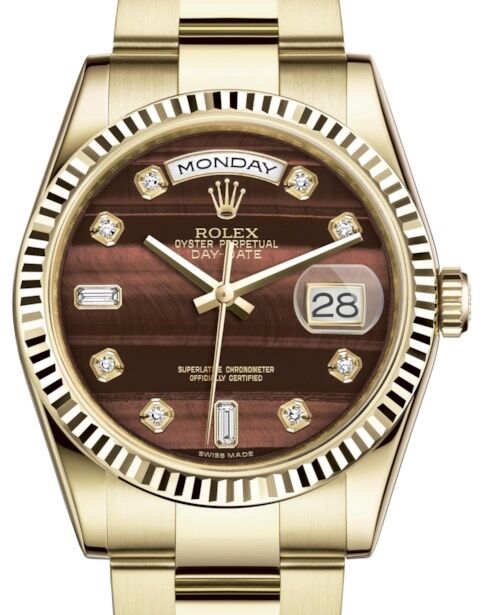 Rolex Day-Date 36 36 mm 118238BEDO Yellow Gold Bull's Eye